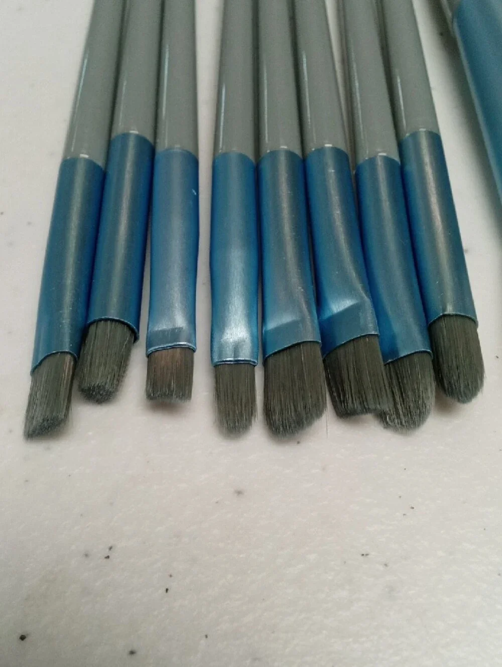 Unbranded Blue Make-up Brushes